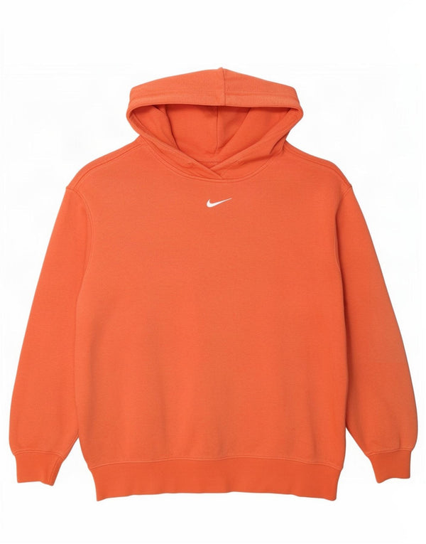Felpa con cappuccio Nike Relaxed Fit da uomo XS in cotone arancione