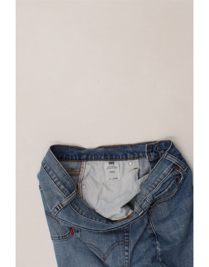 LEVI'S Womens 505 Straight Jeans US 10 Large W32 L33 Blue Cotton Vintage Levi's and Second-Hand Levi's from Messina Hembry 