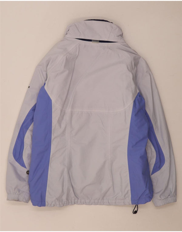 Giacca da sci oversize Columbia da donna in titanio UK 16 Large Grey Colourblock