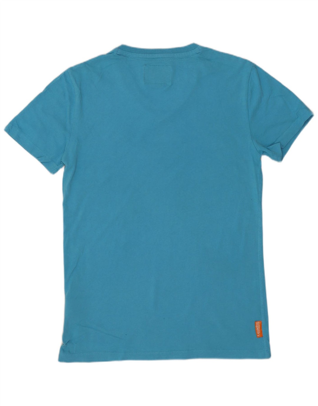 T-shirt da uomo SUPERDRY Top piccola in cotone blu