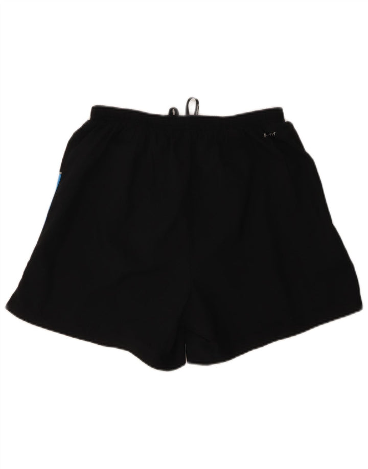 Pantaloncini sportivi Nike Dri Fit da uomo, colore nero medio, in poliestere color block