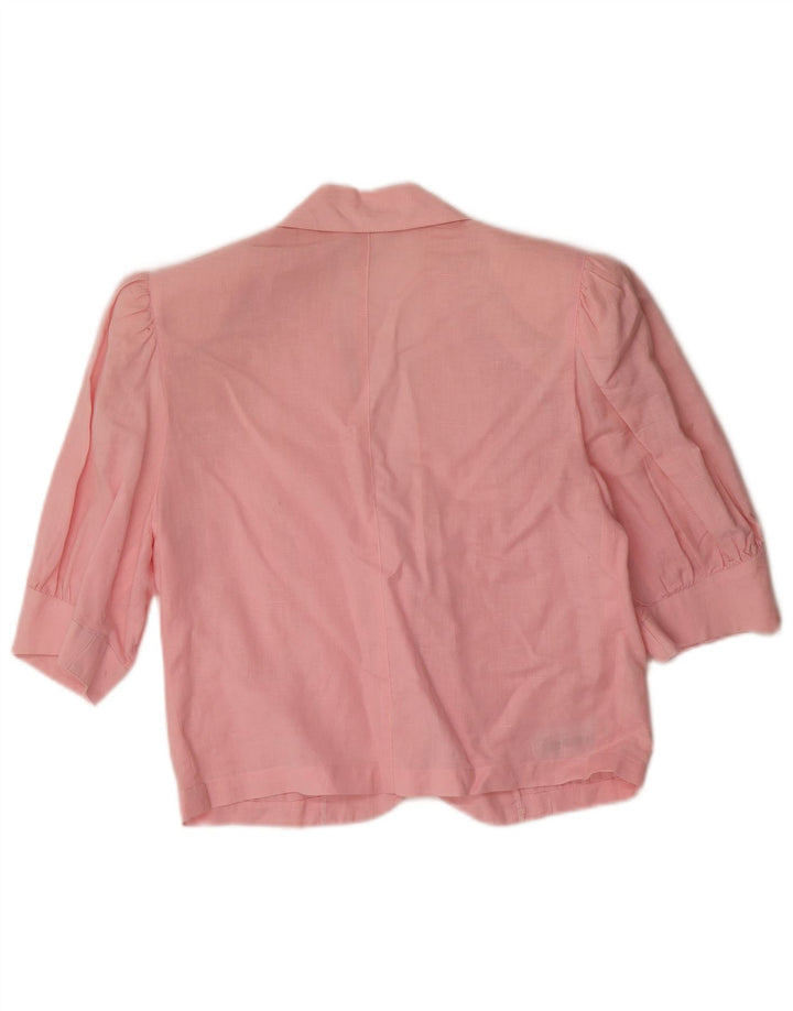 Giacca blazer a 2 bottoni da donna a maniche corte Incom IT 44 rosa medio