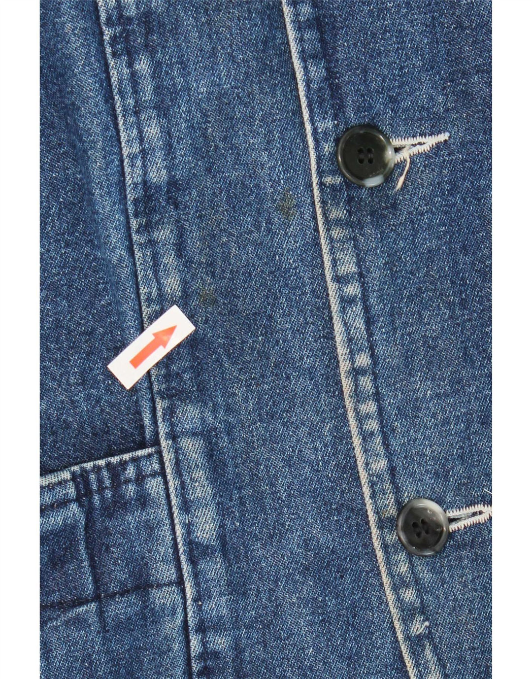 Giacca di jeans vintage da uomo UK 42 XL Blu
