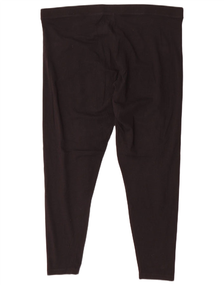 Leggings da donna Marks & Spencer UK 20 2XL Cotone nero