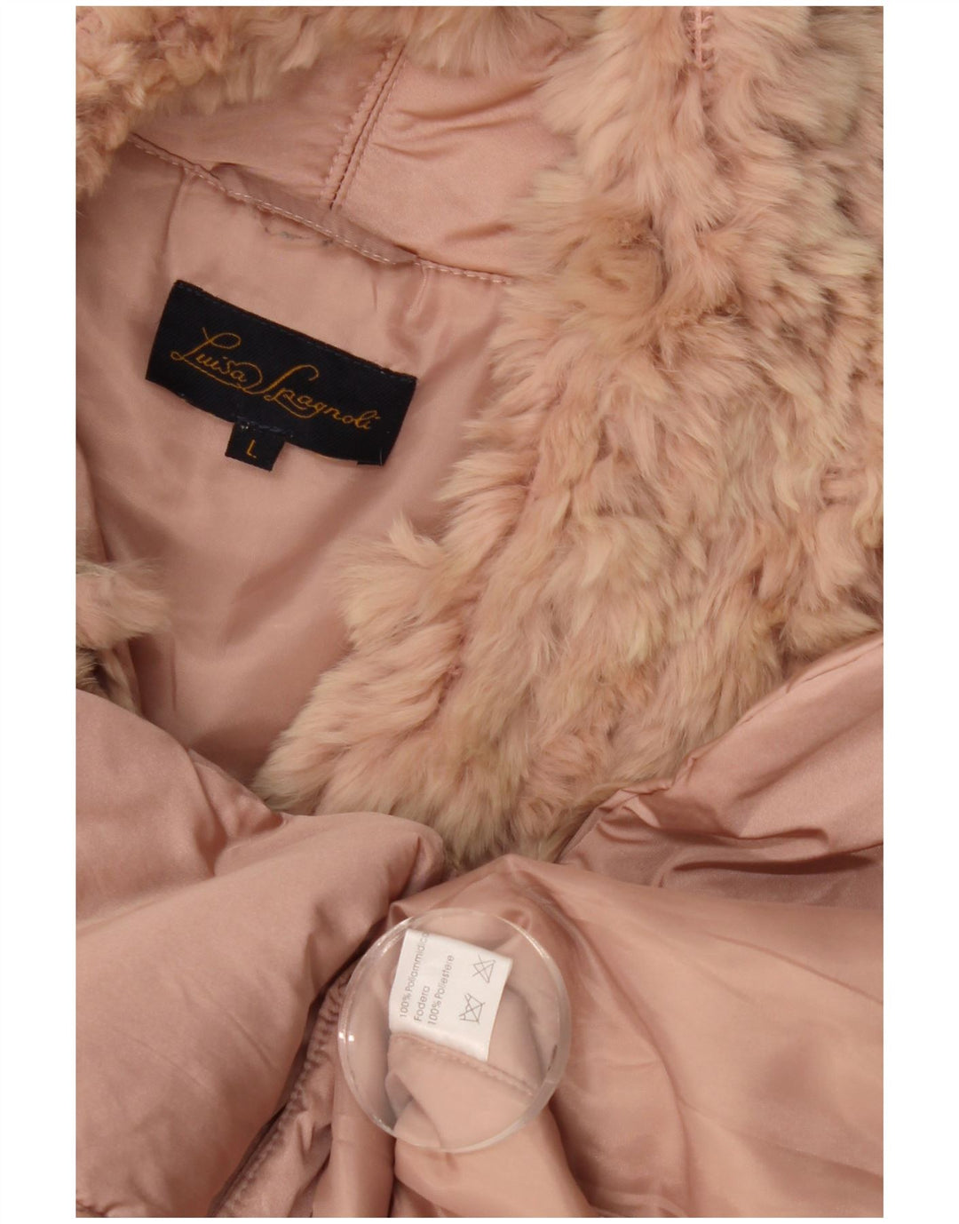 Giubbotto bomber da donna Luisa Spagnoli UK 16 Large Rosa Poliammide