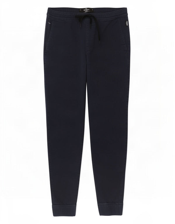 Pantaloni Joggers Hollister da uomo medi W30 L28 blu navy in cotone