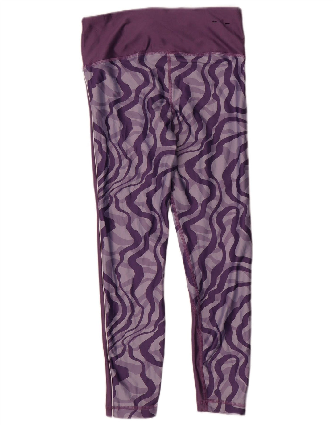 Leggings da donna Under Armour Heat Gear modello astratto UK 14 viola medio