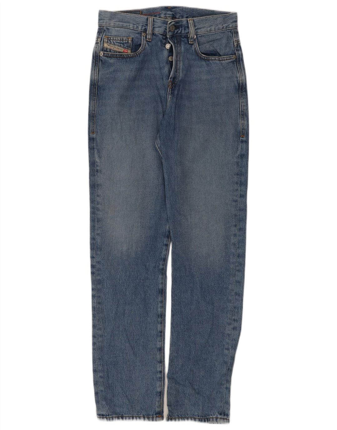 Jeans dritti da donna Diesel W26 L31 cotone blu