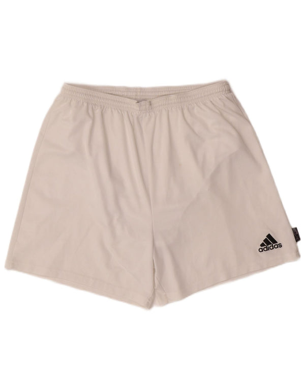 Pantaloncini sportivi ADIDAS Climalite da uomo XL poliestere bianco