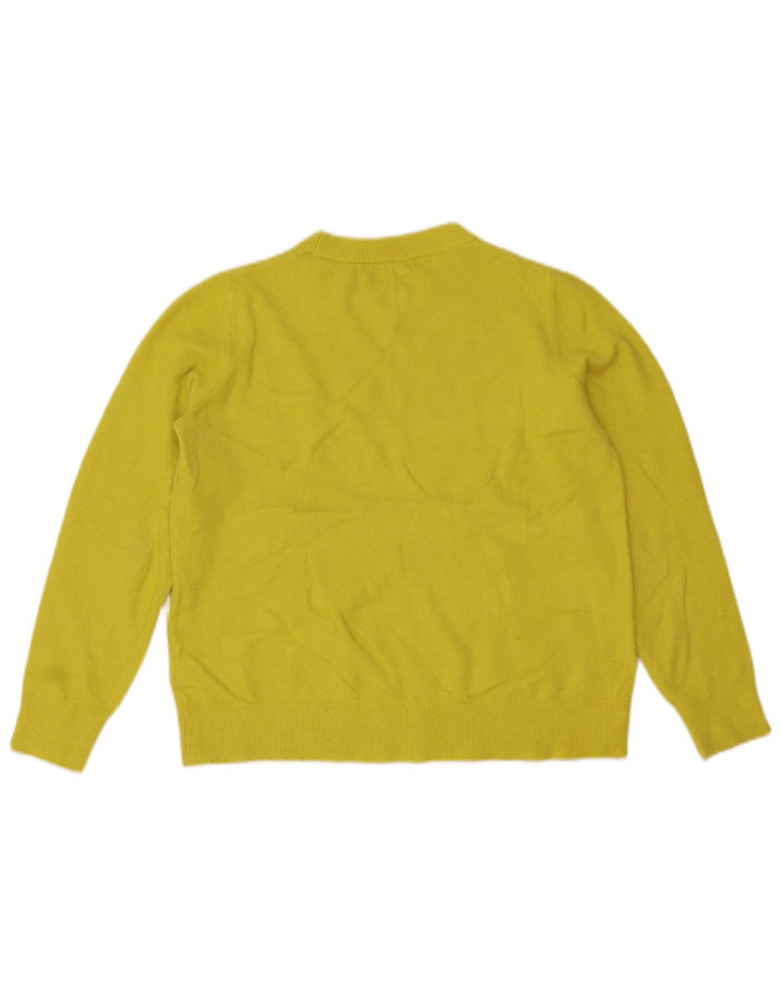 Maglione maglione con scollo a barca da donna Marks & Spencer UK 14 giallo medio