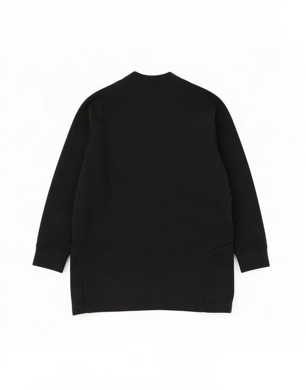 Maglione cardigan vestibilità ampia da donna Nike UK 6 XS cotone nero