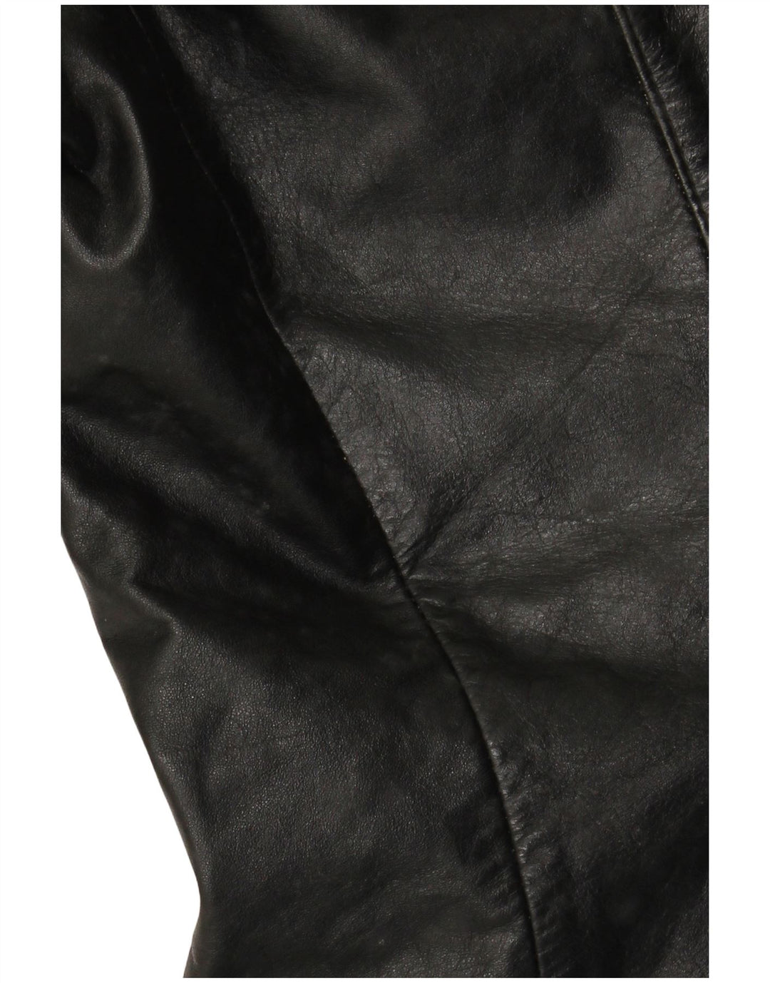 Giacca in pelle da uomo VINTAGE UK 38 media nera