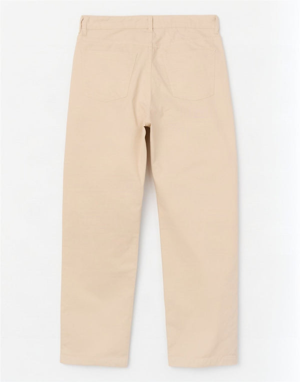 Pantaloni casual dritti da uomo Cerruti 1881 W32 L28 Lino bianco