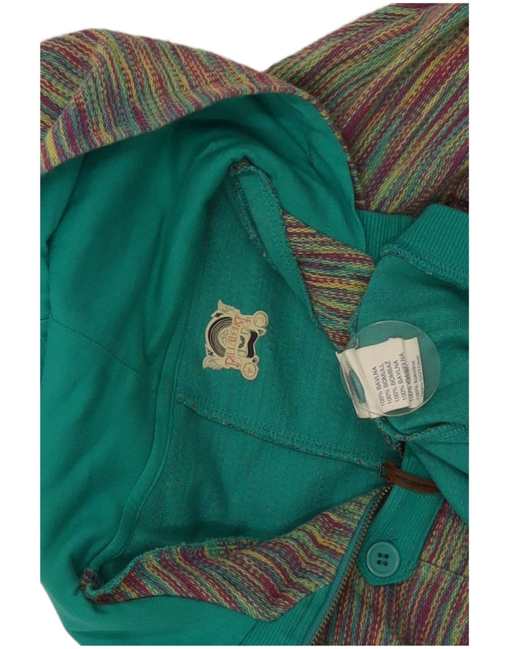 Maglione con cappuccio e zip grafica da donna Billabong UK 12 medio multicolore