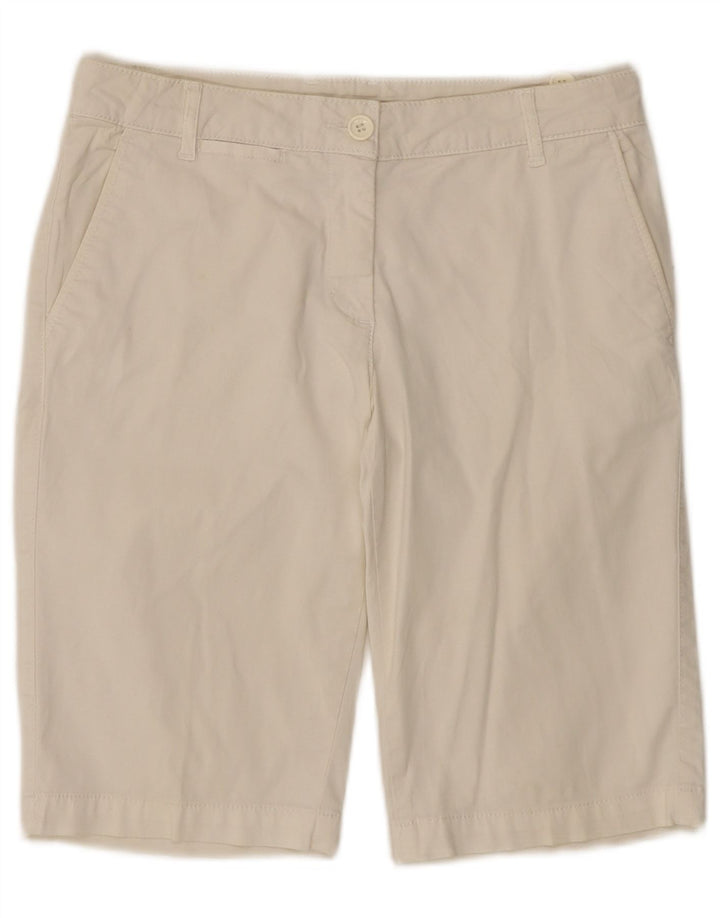 Pantaloncini chino da donna Slam IT 42 medi W30 cotone bianco