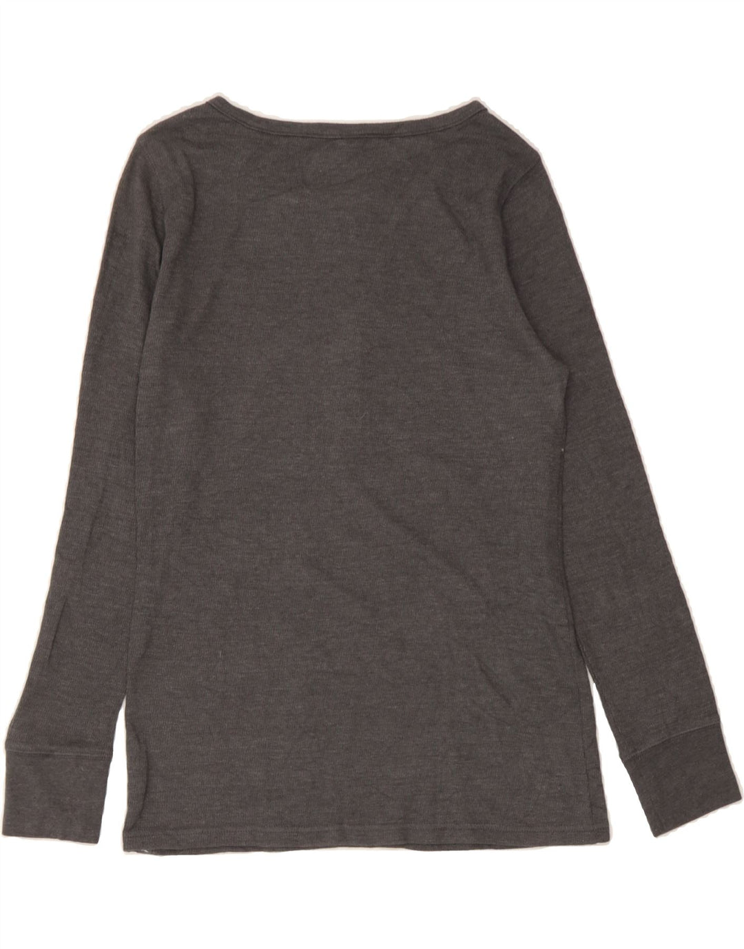 EDDIE BAUER Womens Outdoor Top Long Sleeve UK 12 Medium Grey Fair Isle Vintage Eddie Bauer and Second-Hand Eddie Bauer from Messina Hembry 