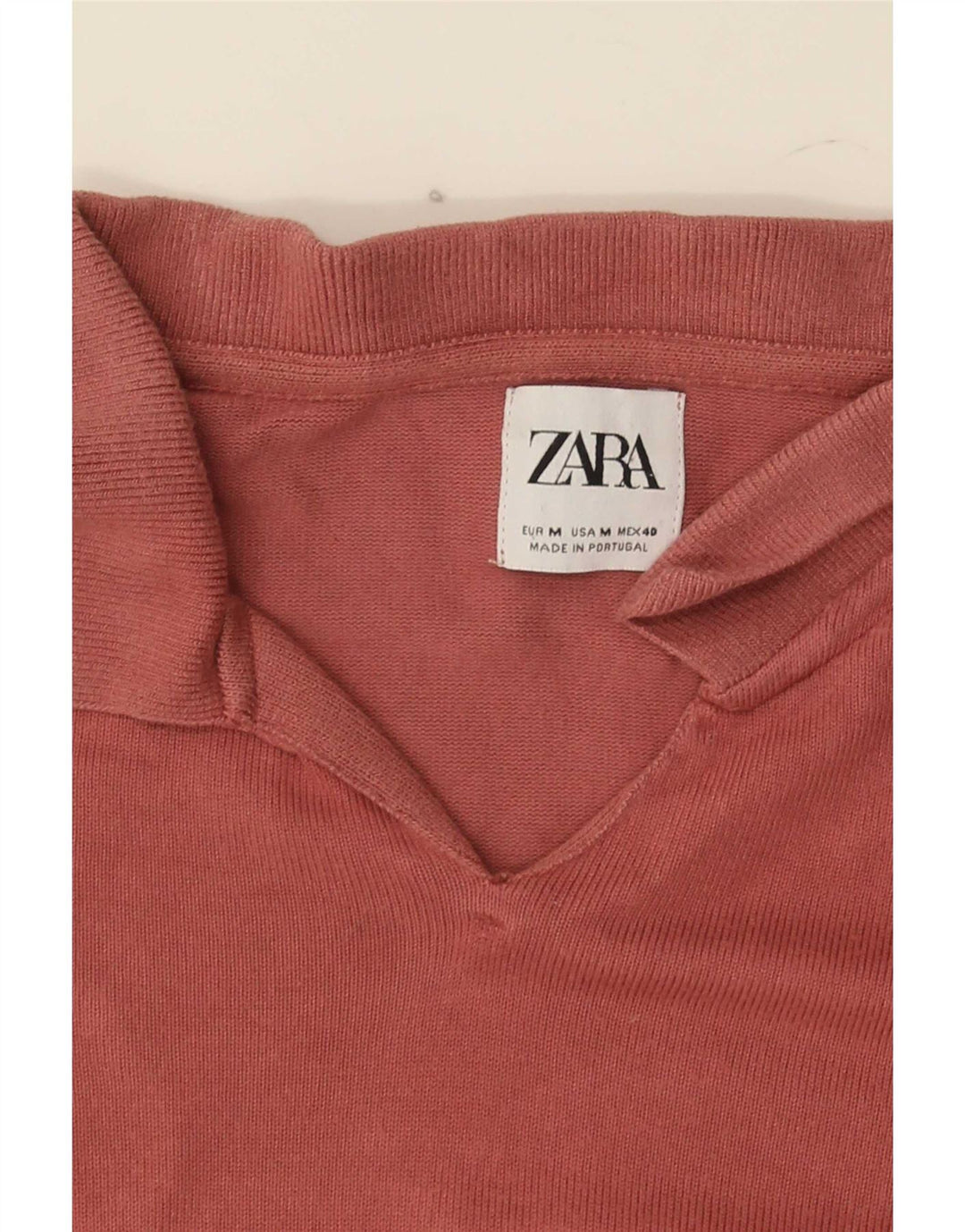 Polo Zara da donna UK 12 rosa medio