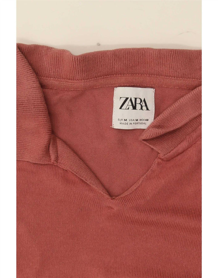 Polo Zara da donna UK 12 rosa medio
