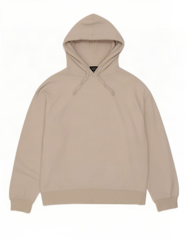 Maglione con cappuccio da donna Zara UK 14 medio bianco sporco