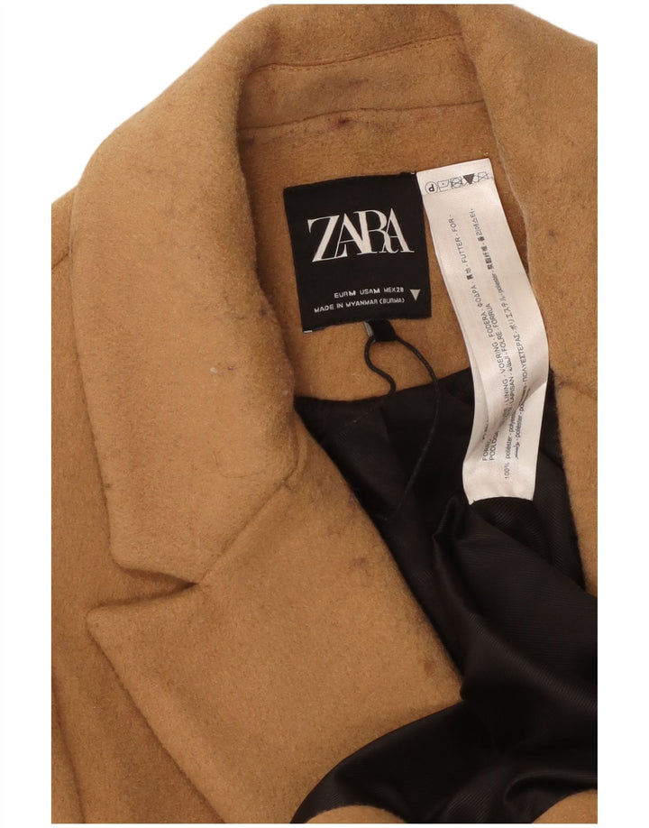 Cappotto Zara da donna UK 14 beige medio