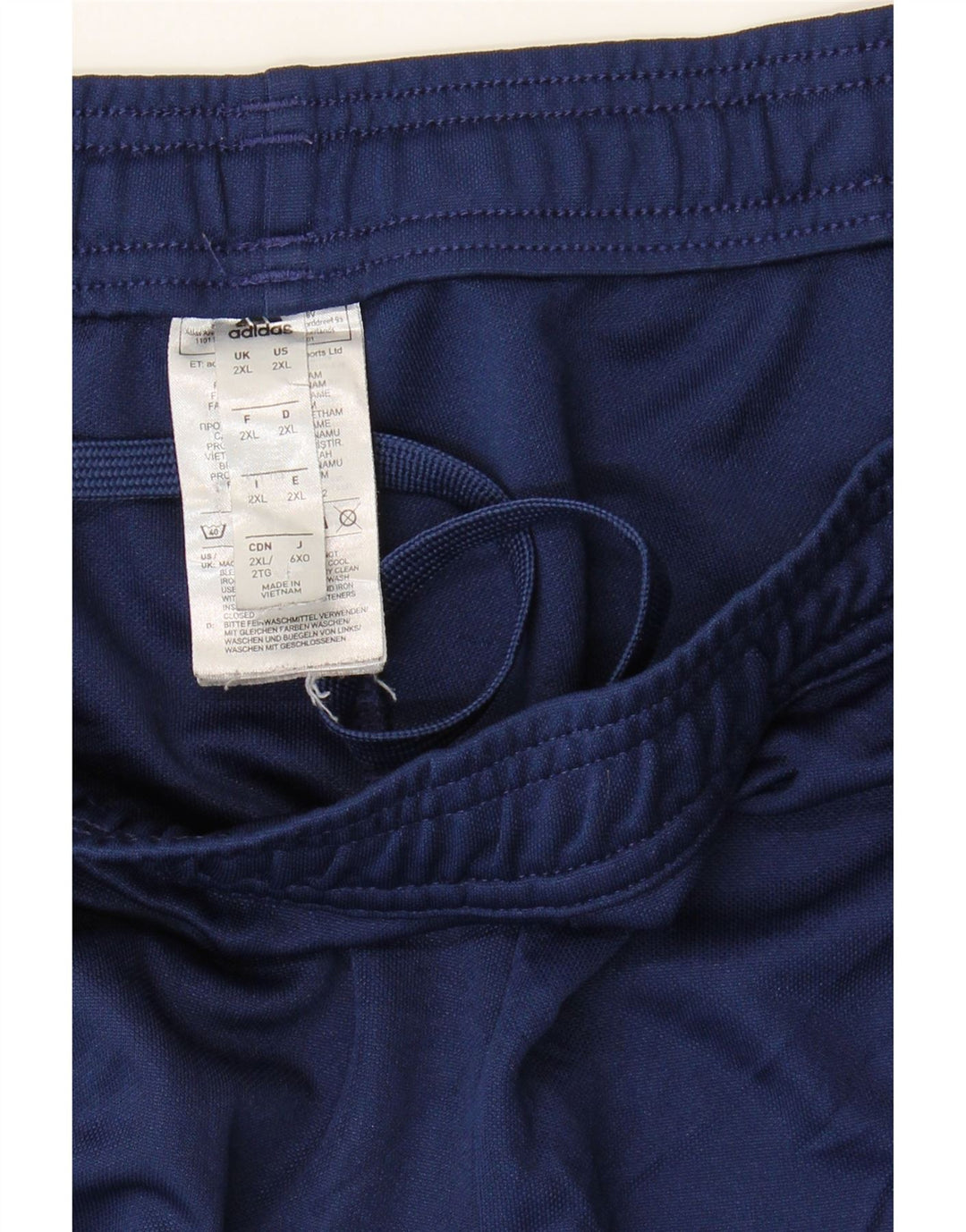 ADIDAS Womens Tracksuit Trousers UK 20 2XL  Navy Blue Polyester Vintage Adidas and Second-Hand Adidas from Messina Hembry 
