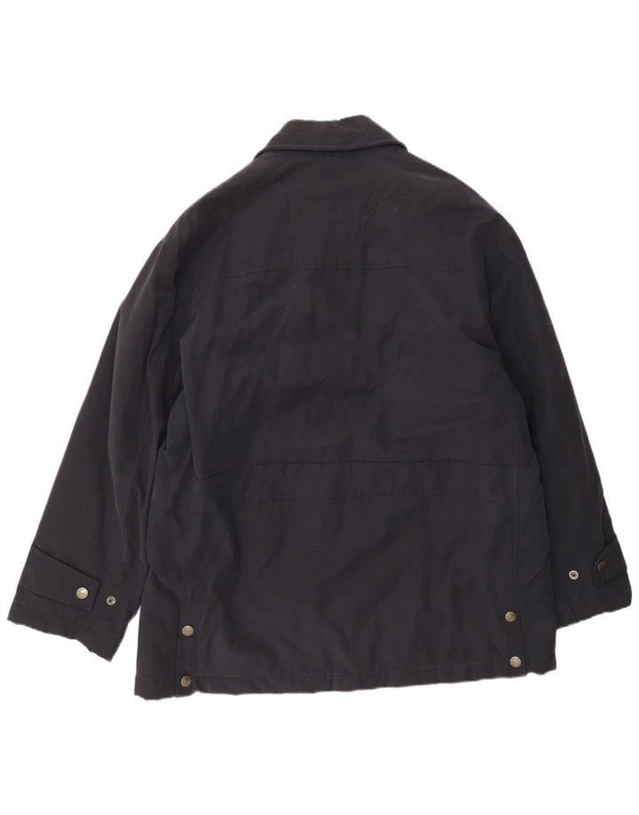 Giacca a vento da uomo Belfe UK 38 cotone blu navy medio