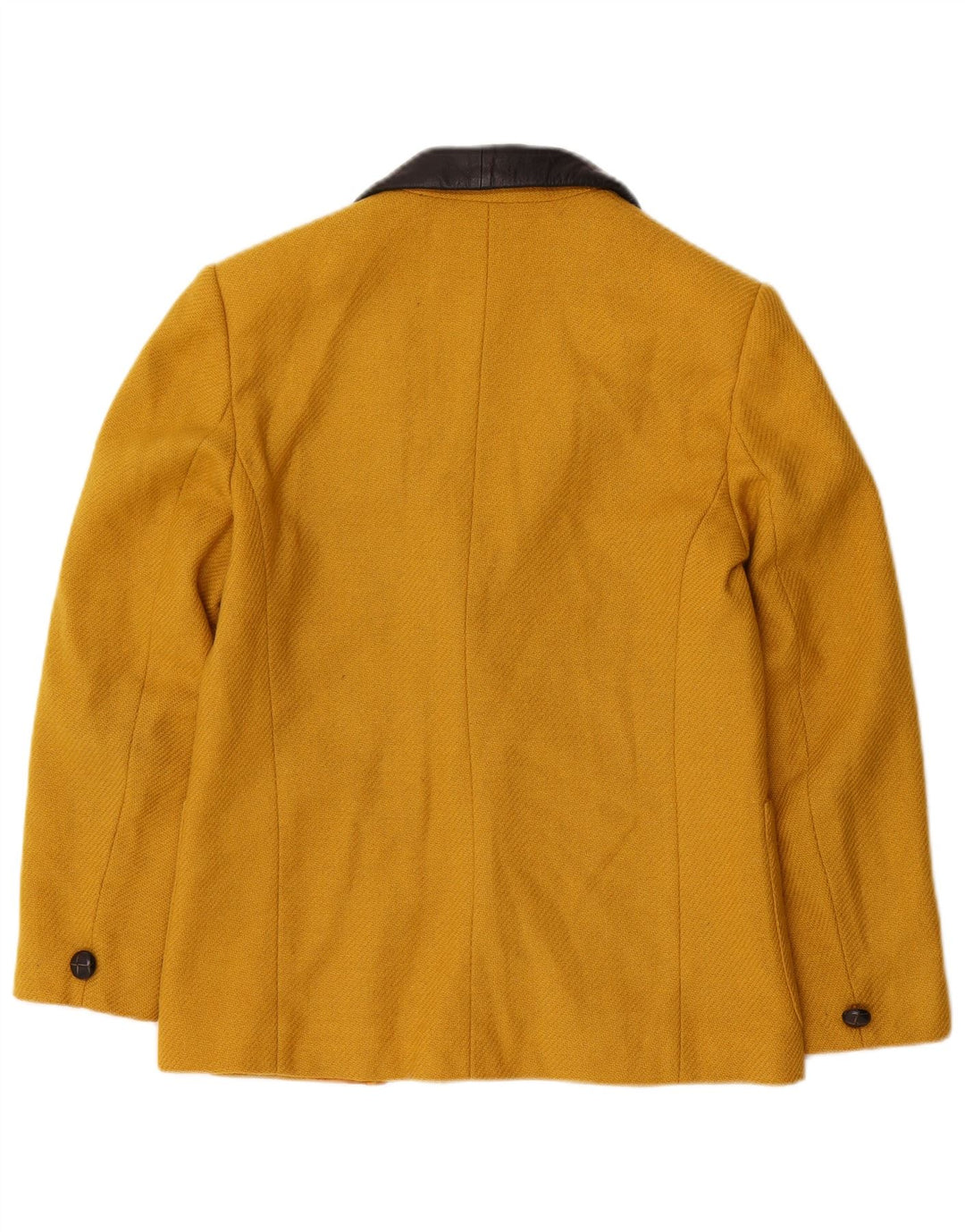 PENNY BLACK Giacca blazer da donna a 2 bottoni UK 10 Small Yellow Colourblock