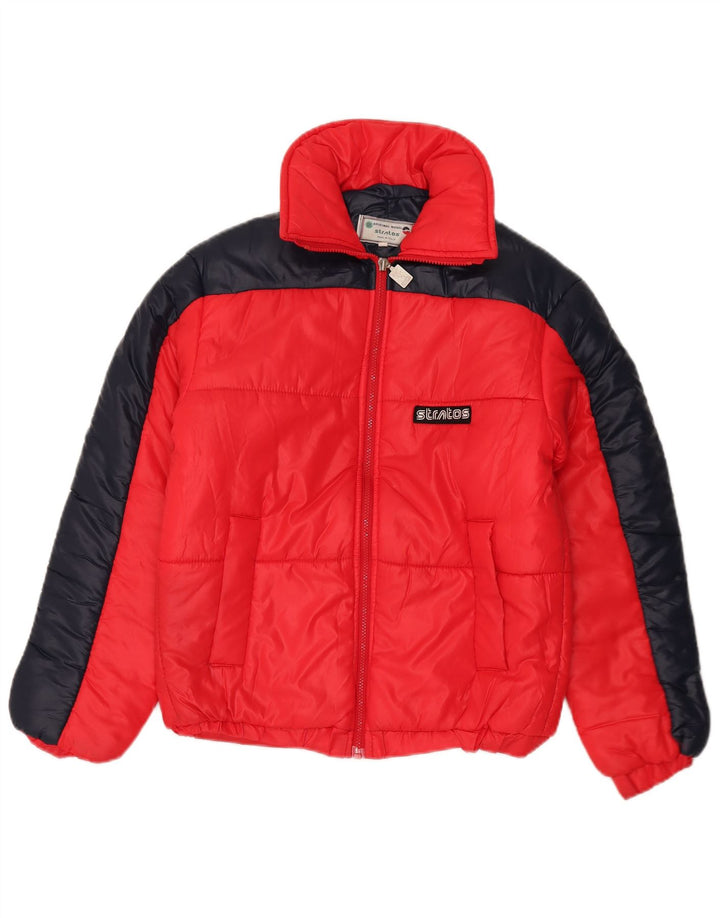Giacca imbottita da donna Stratos IT 44 Medium Red Colourblock in poliammide
