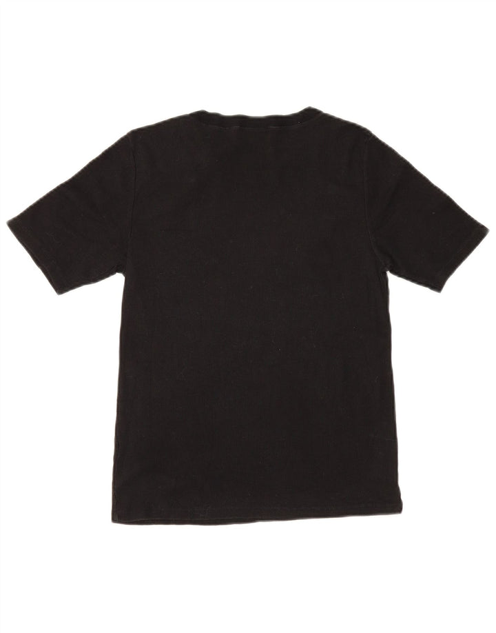 T-shirt grafica da donna Zara Top UK 14 grande nera