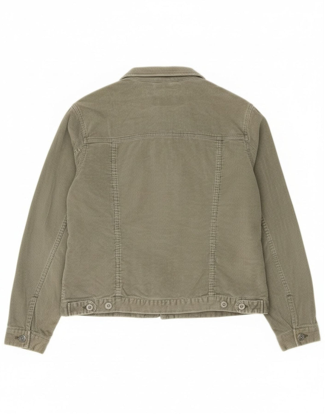 Giacca da donna in velluto a coste Eddie Bauer UK 16 grande cotone verde