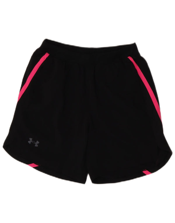 Pantaloncini sportivi da donna Under Armour UK 12 Medium Black Poliestere Sport
