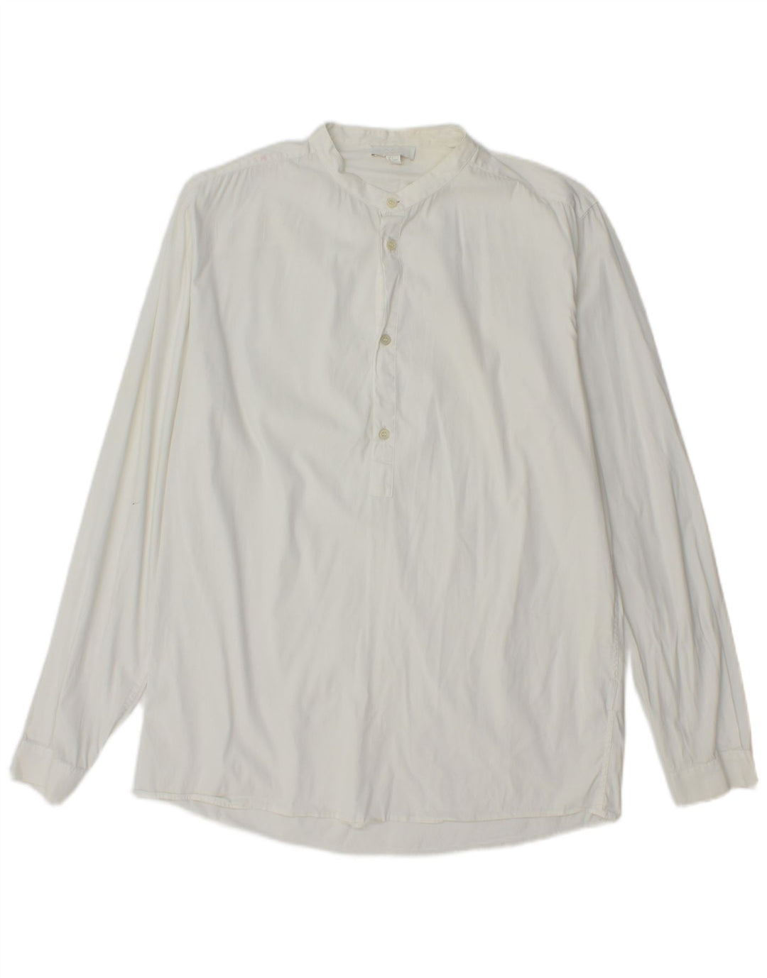 Camicia pullover da uomo Cos piccola in cotone bianco