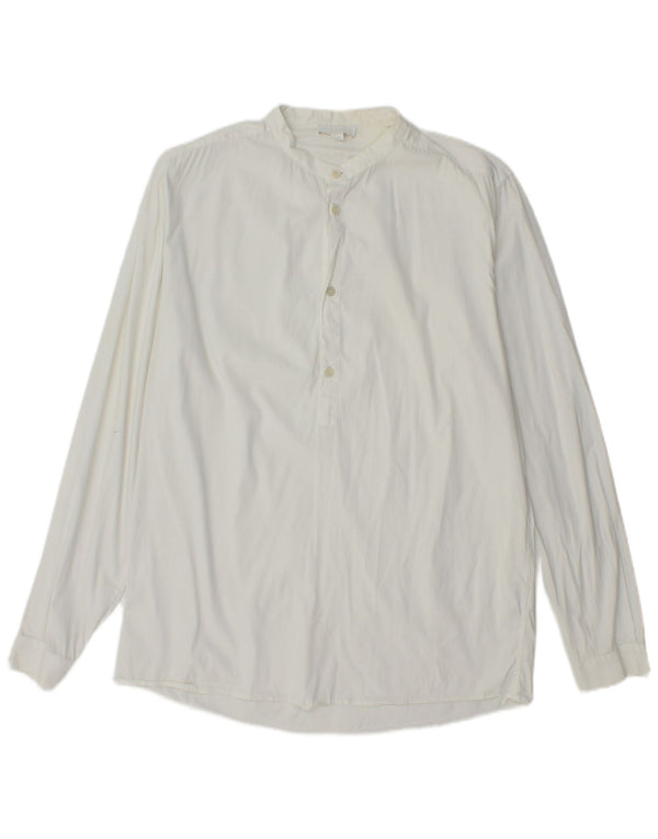 Camicia pullover da uomo Cos piccola in cotone bianco