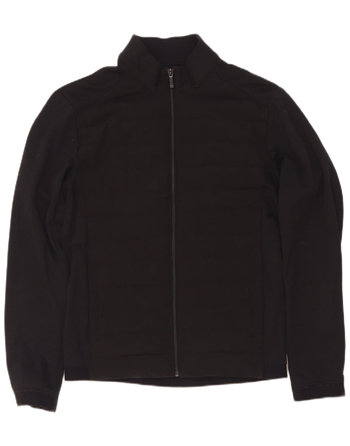 Giacca da ginnastica da uomo Zara in nylon nero medio