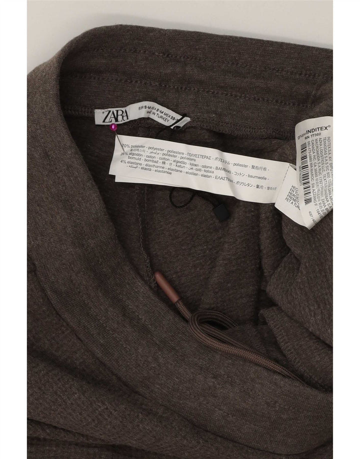 Pantaloni da tuta da uomo Zara piccoli in poliestere grigio