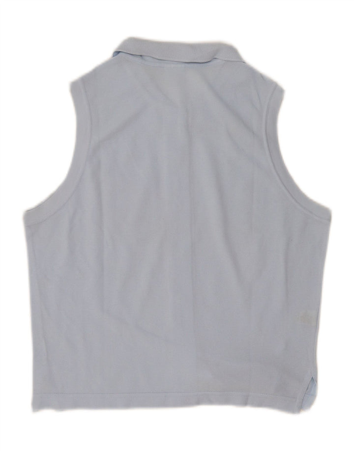 Camicetta senza maniche da donna Lacoste taglia 44 grande cotone blu