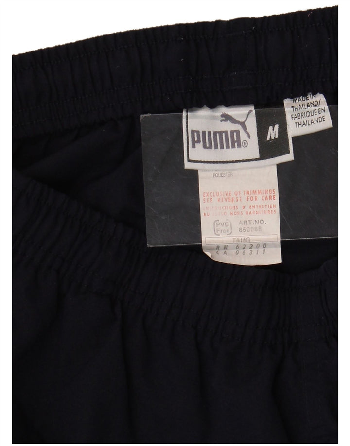 Pantaloncini sportivi da uomo PUMA medio blu navy in poliestere color block