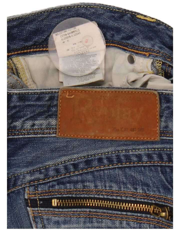 Jeans slim da donna Replay W27 L34 cotone blu