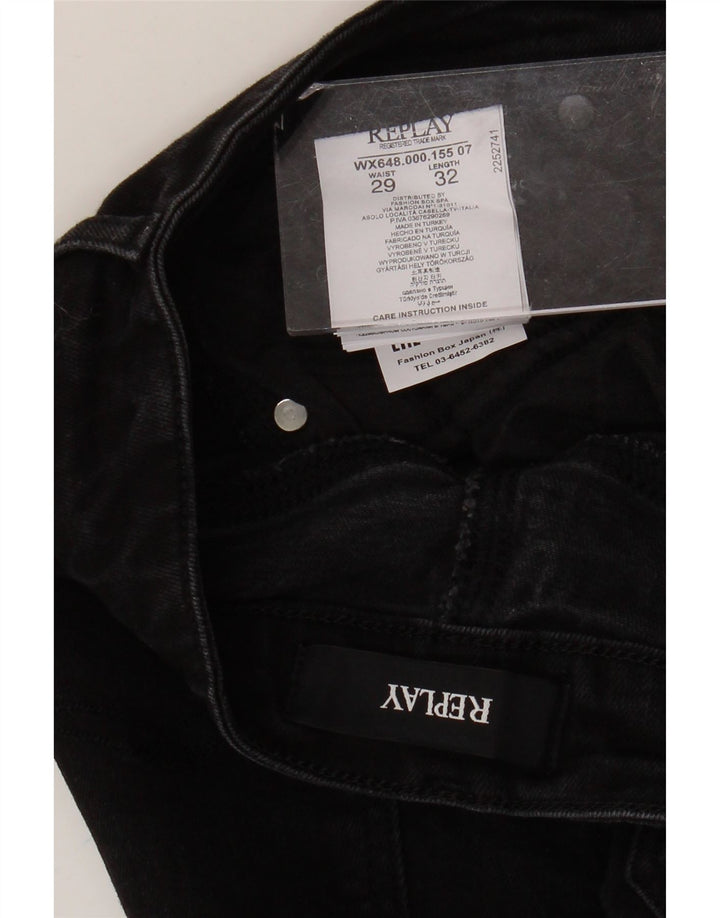 REPLAY Jeans Vicky Slim da donna W29 L32 cotone nero