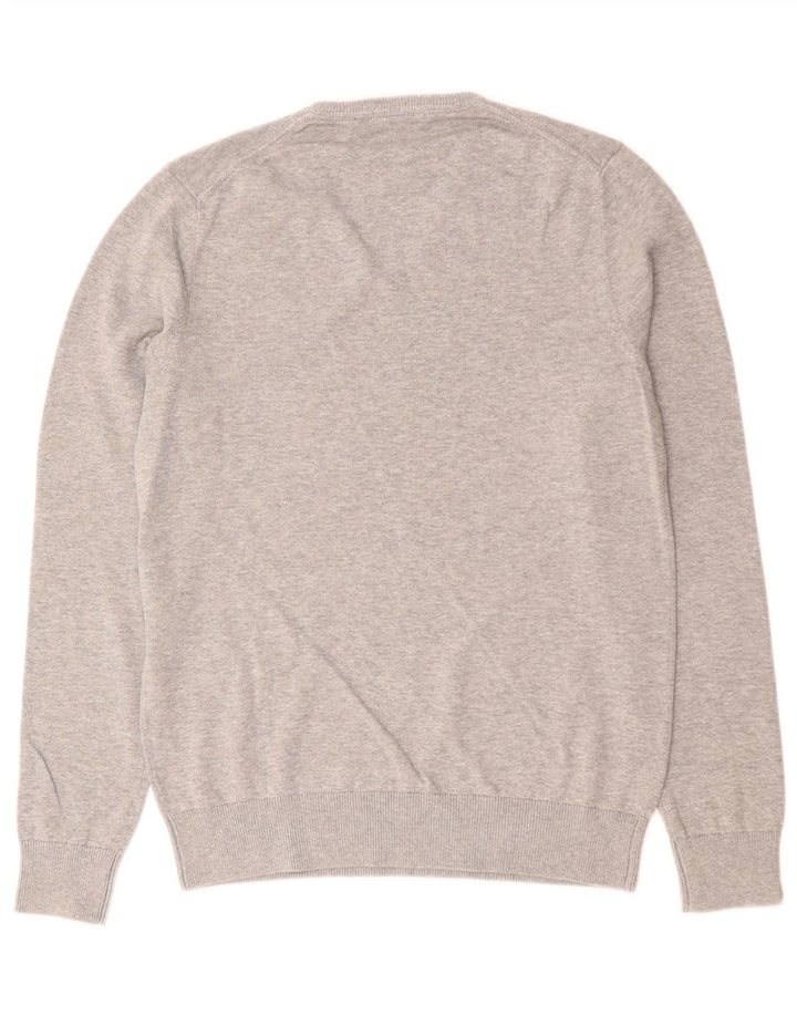 Maglione da donna con scollo a V French Connection IT 18 XL Cotone grigio