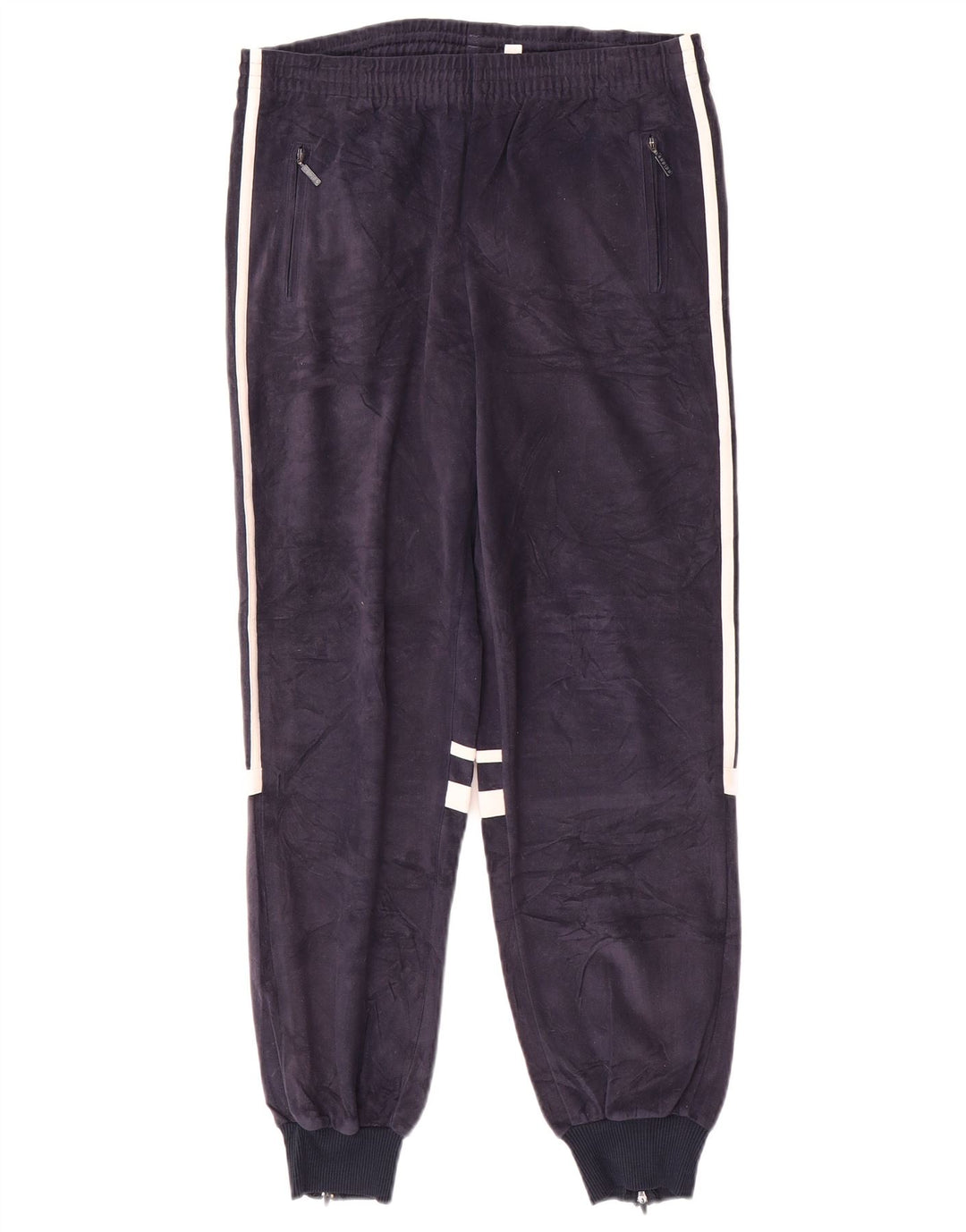 Pantaloni da tuta ADIDAS da ragazzo Joggers 13-14 anni in poliestere blu navy