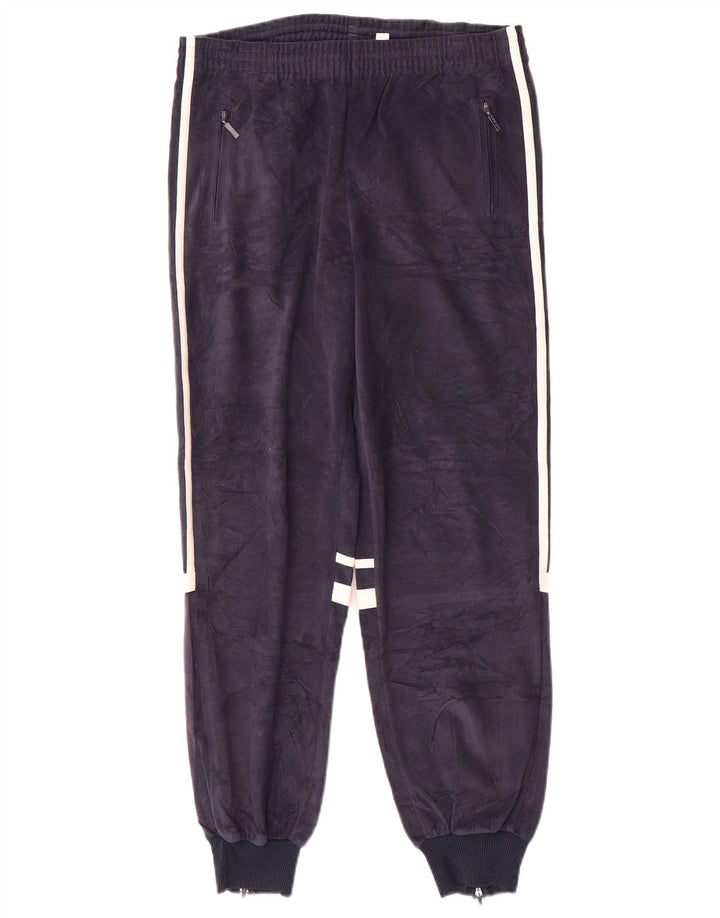 Pantaloni da tuta ADIDAS da ragazzo Joggers 13-14 anni in poliestere blu navy