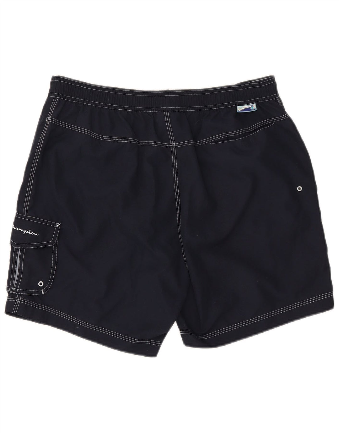 Pantaloncini da bagno da uomo CHAMPION XL blu navy in poliestere