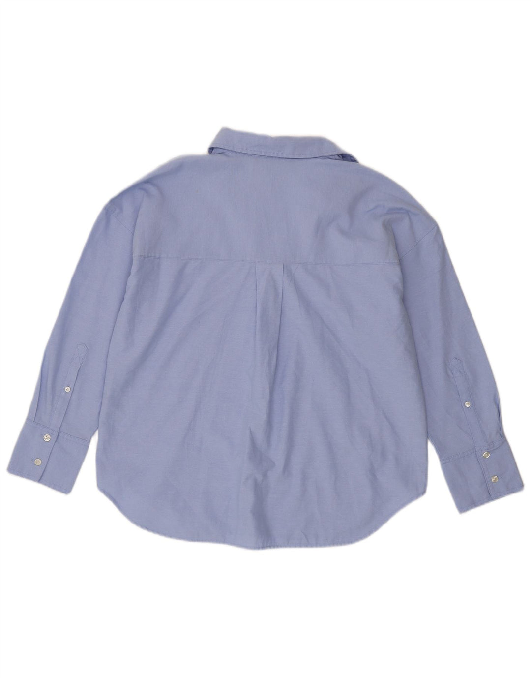 Camicia oversize da donna Zara UK 6 XS cotone blu