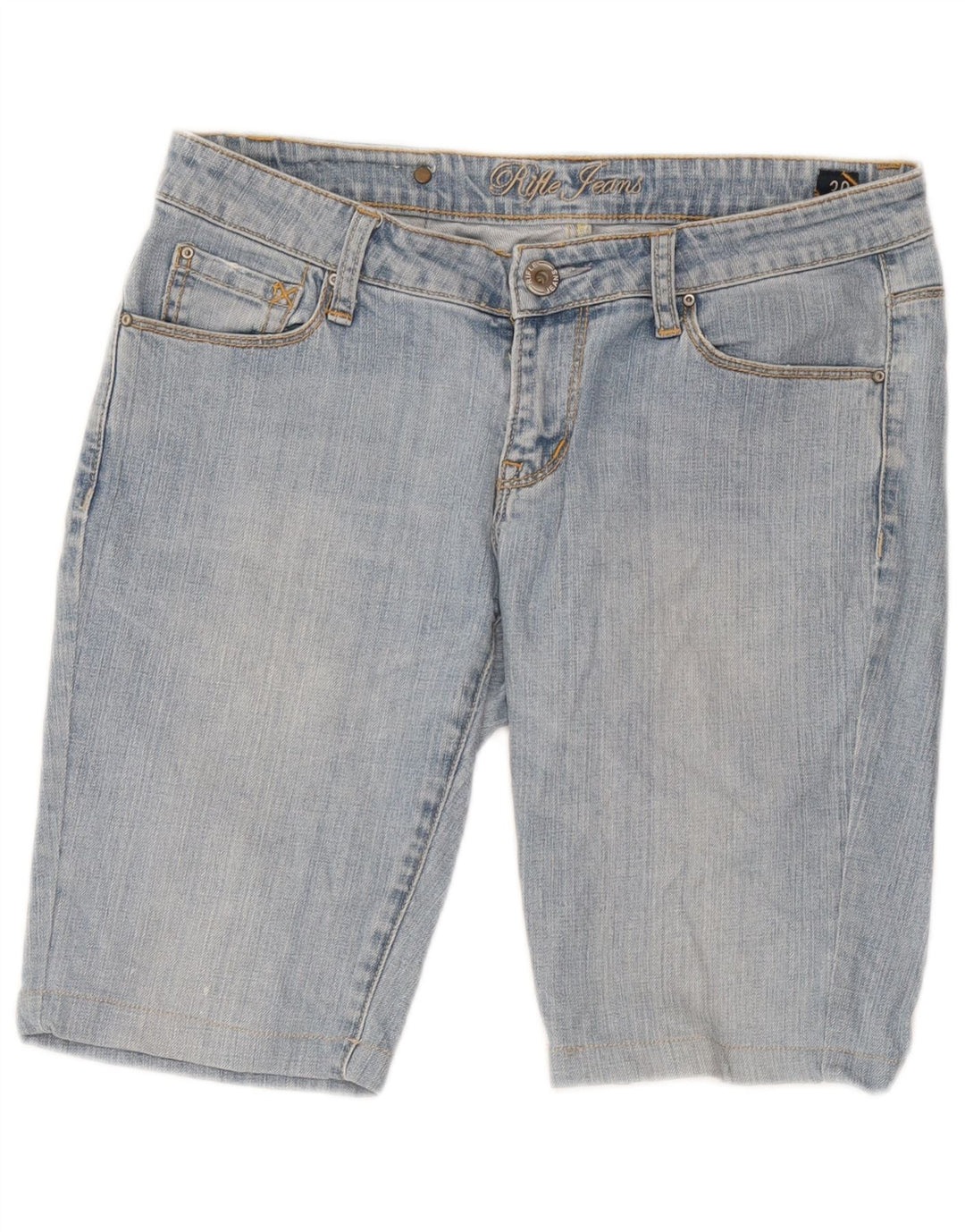 Pantaloncini di jeans da uomo Rifle W30 Blu medio