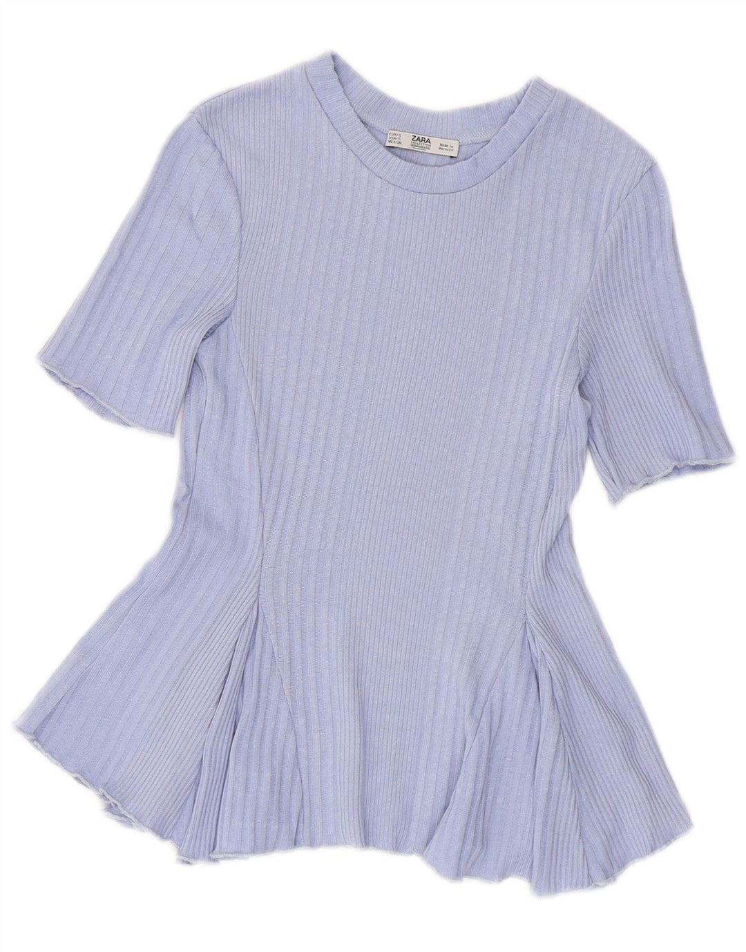 Top corto da donna ZARA UK 8 piccolo viola