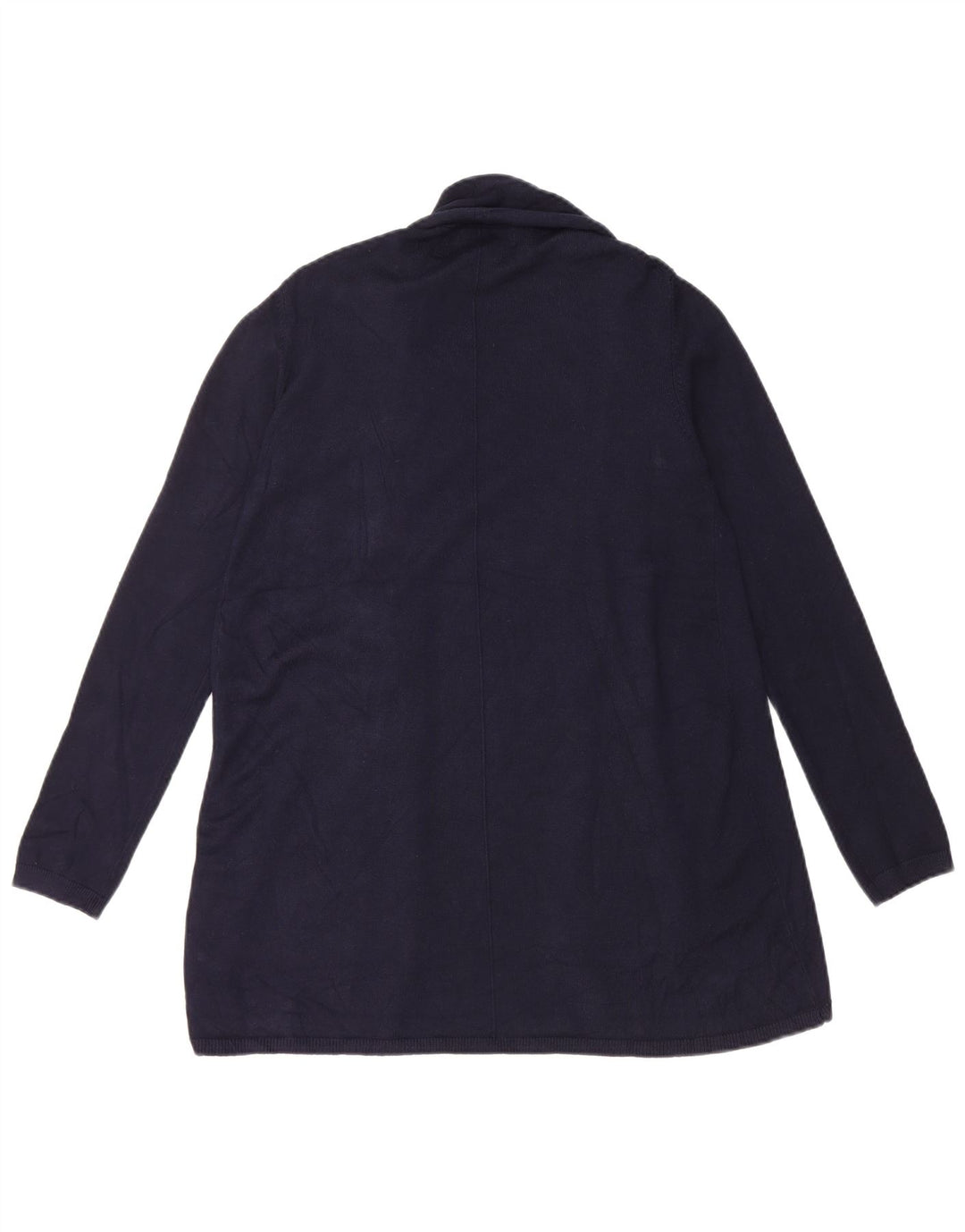 Maglione cardigan aperto da donna Zara UK 14 grande blu navy