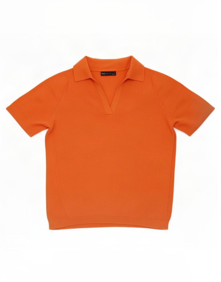 Polo da donna Marks & Spencer UK 14 grande arancione