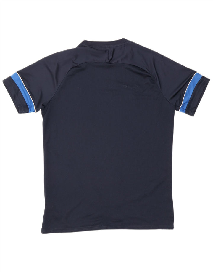T-shirt Nike Dri Fit da uomo, taglia grande, in poliestere color block blu navy