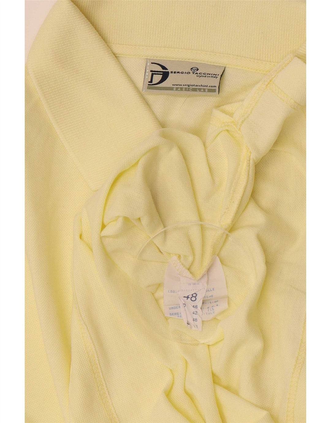 Polo Uomo Sergio Tacchini IT 48 Giallo Medio Cotone